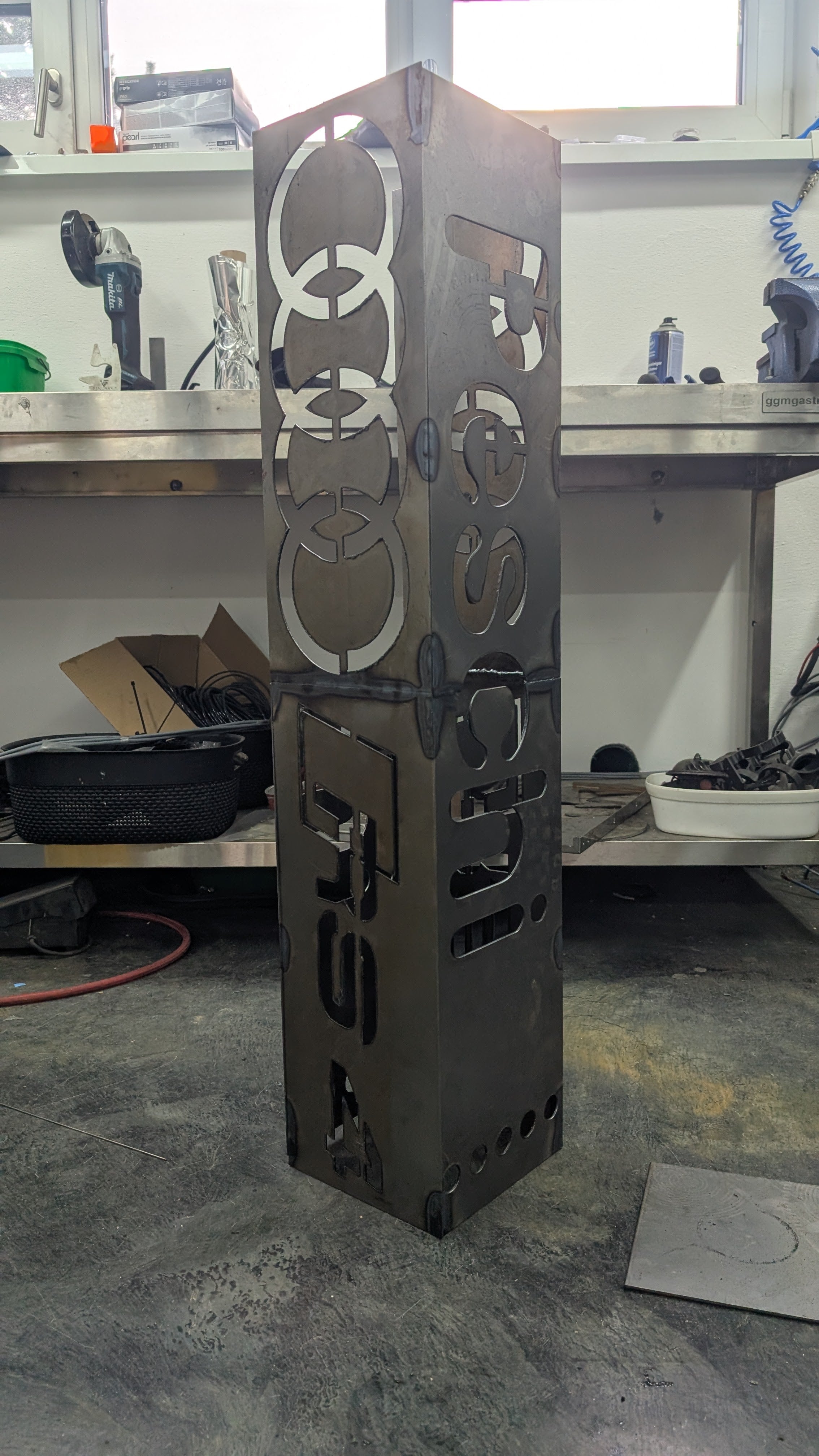 Feuertonne 100 cm mit Wunschlogo - Bild 3