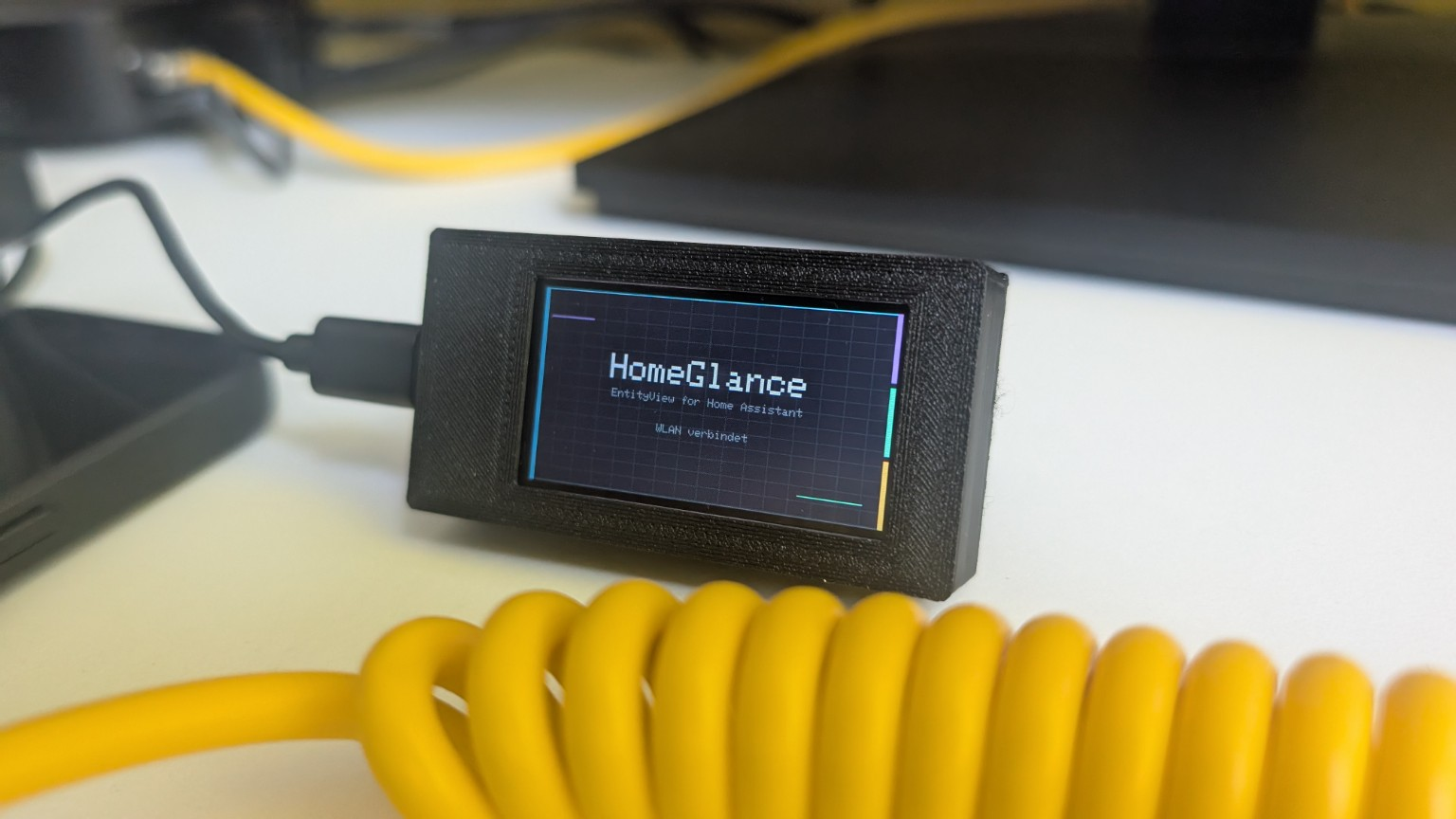 HomeGlance EntityView Collage mit Home-Assistant-Werten