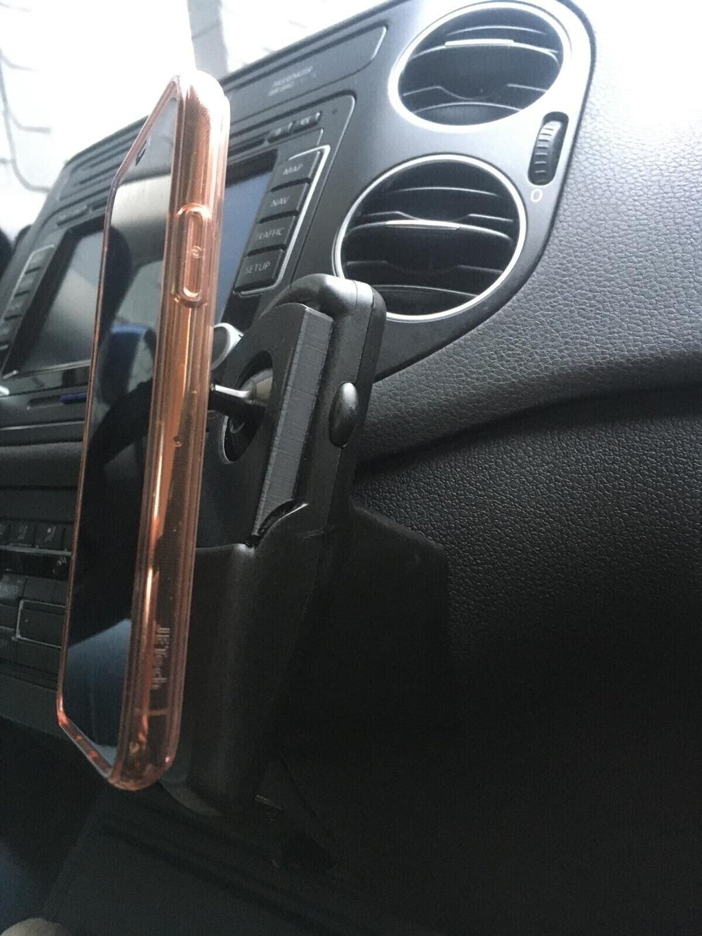 Smartphone Halterung für VW AUDI Handy Magnet schwenkbar Passat Golf EOS Polo
