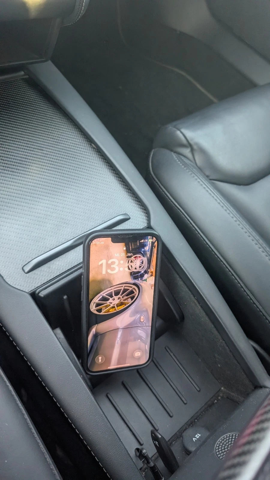 Smartphone Ladegerät Halterung für Tesla Model S MagSafe Handy Magnet - Bild 3