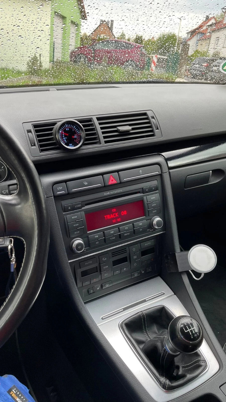 Halter für Ladedruckanzeige Audi A4 S4 RS4 B6 B7 Instrumentenhalter Lüftung Gauge - Bild 5