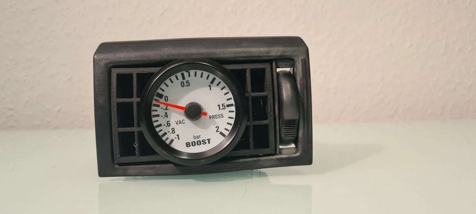 Halter für Ladedruckanzeige VW Golf 2 Gauge Instrumentenhalter Lüftung Golf II - Bild 3
