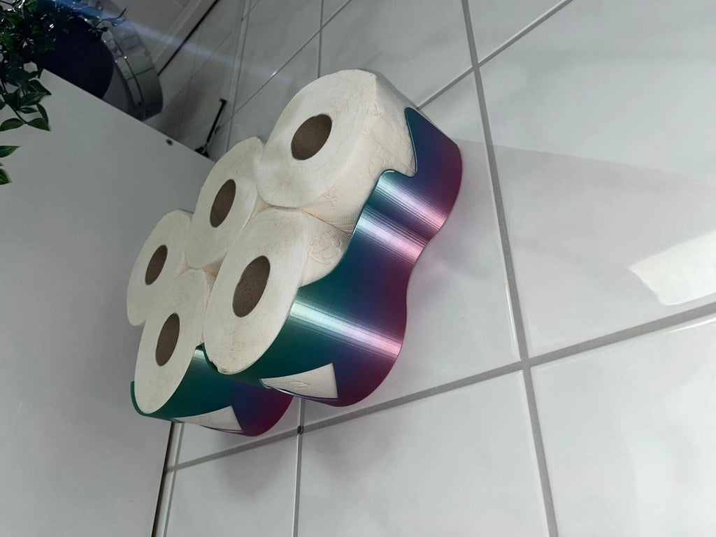 Toilettenpapierhalter mit Klorollen-Vorratsschale - Bild 6