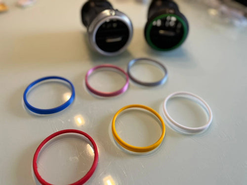 A3 8P Lüftung Ring farbig Wunschfarbe Facelift und Vorfacelift - Bild 2