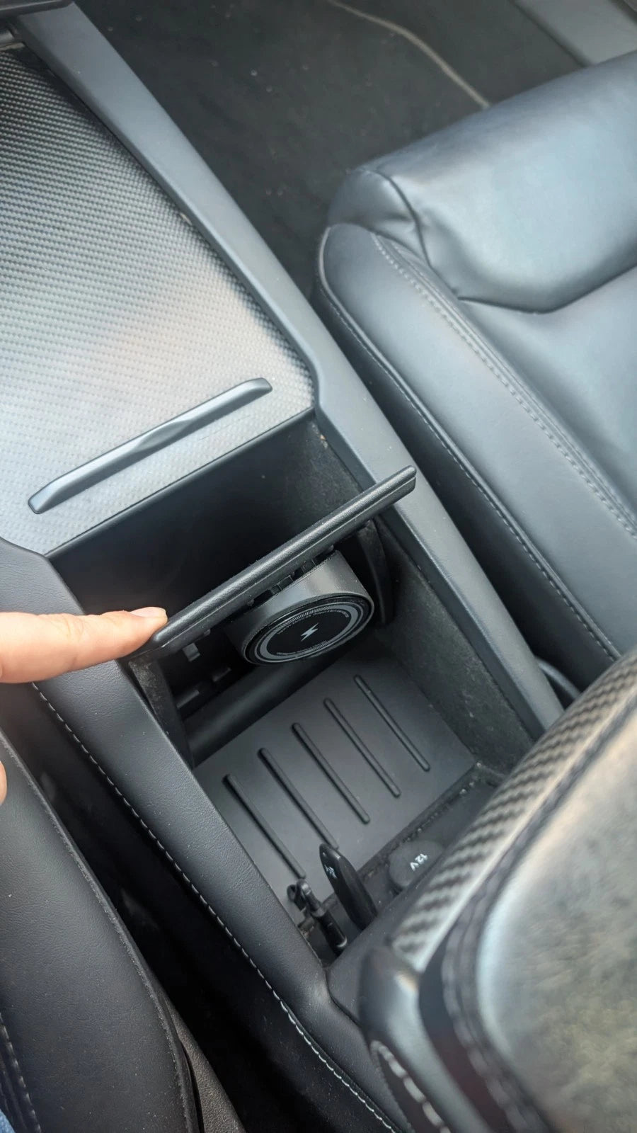 Smartphone Ladegerät Halterung für Tesla Model S MagSafe Handy Magnet - Bild 7