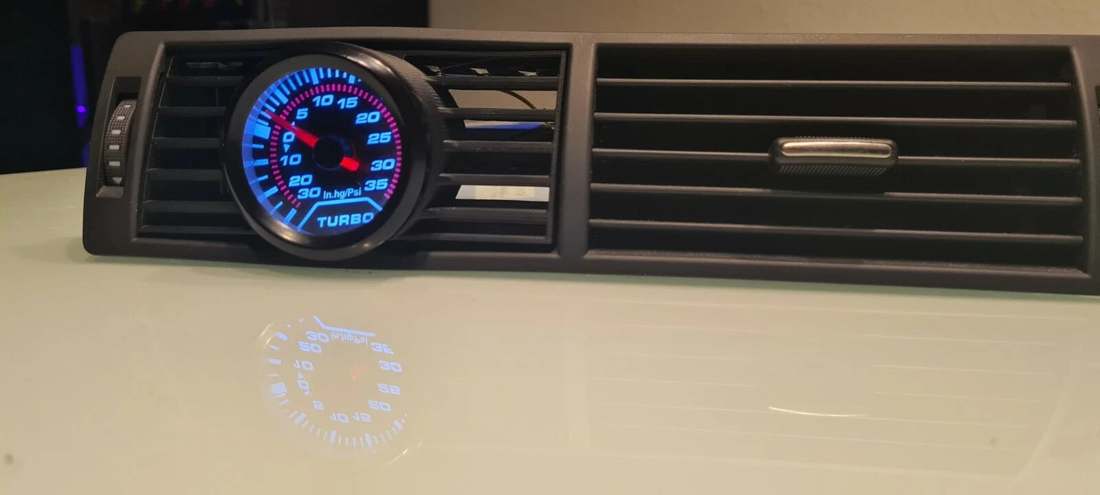Halter für Ladedruckanzeige Audi A4 S4 RS4 B6 B7 Instrumentenhalter Lüftung Gauge - Bild 8