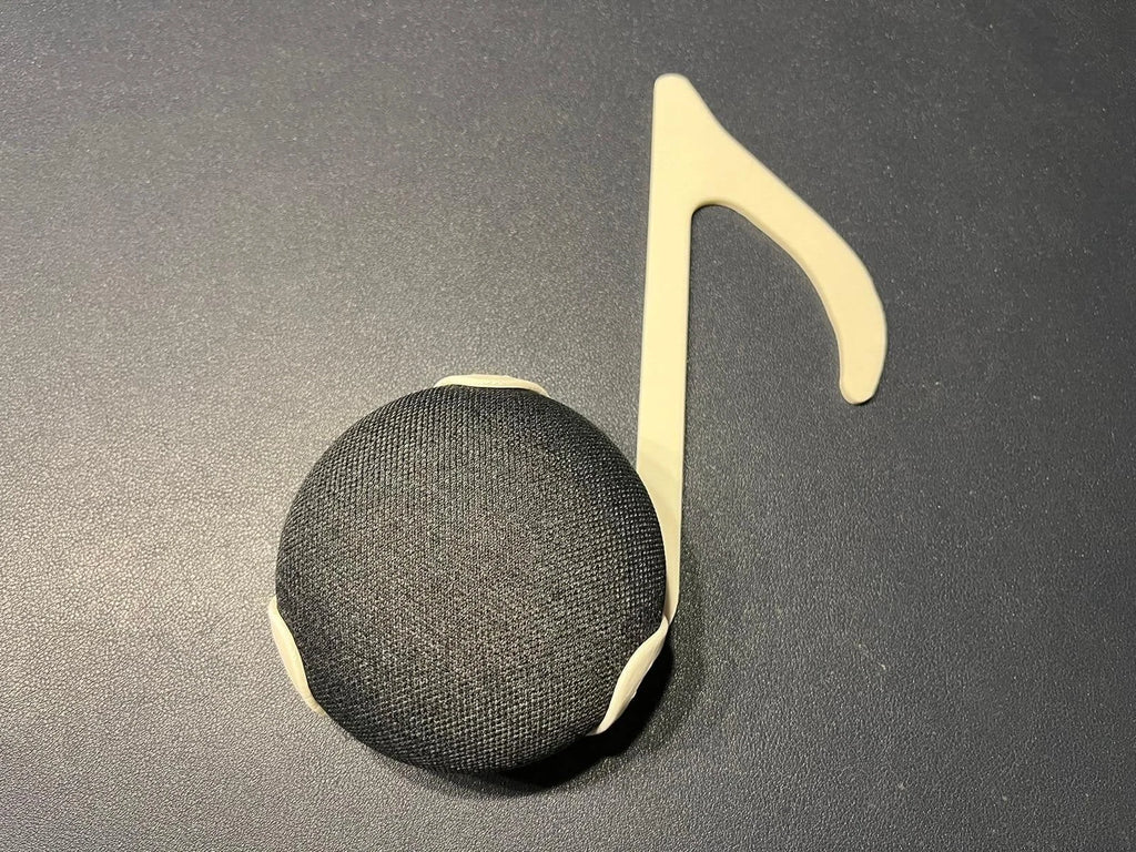 Halter für Google Home Mini Halterung für die Wand im Musik Noten Design - Bild 1
