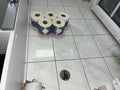 Toilettenpapierhalter mit Klorollen-Vorratsschale - Bild 1