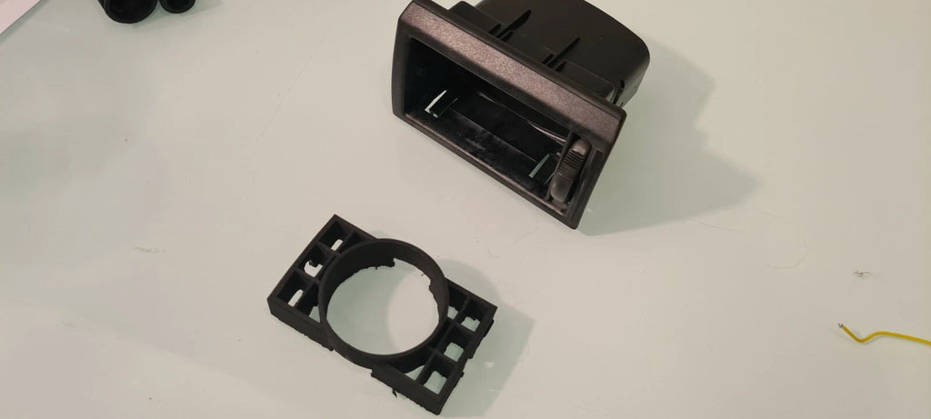 Halter für Ladedruckanzeige VW Golf 2 Gauge Instrumentenhalter Lüftung Golf II - Bild 7