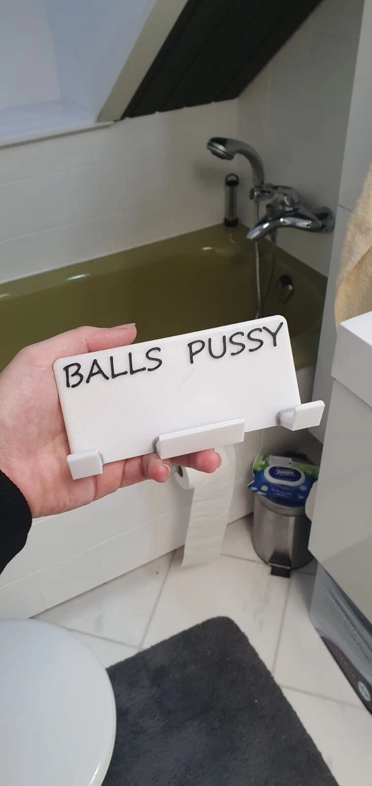Rasierer Halter Balls & Pussy Nassrasierer für die Dusche Halter - Bild 2