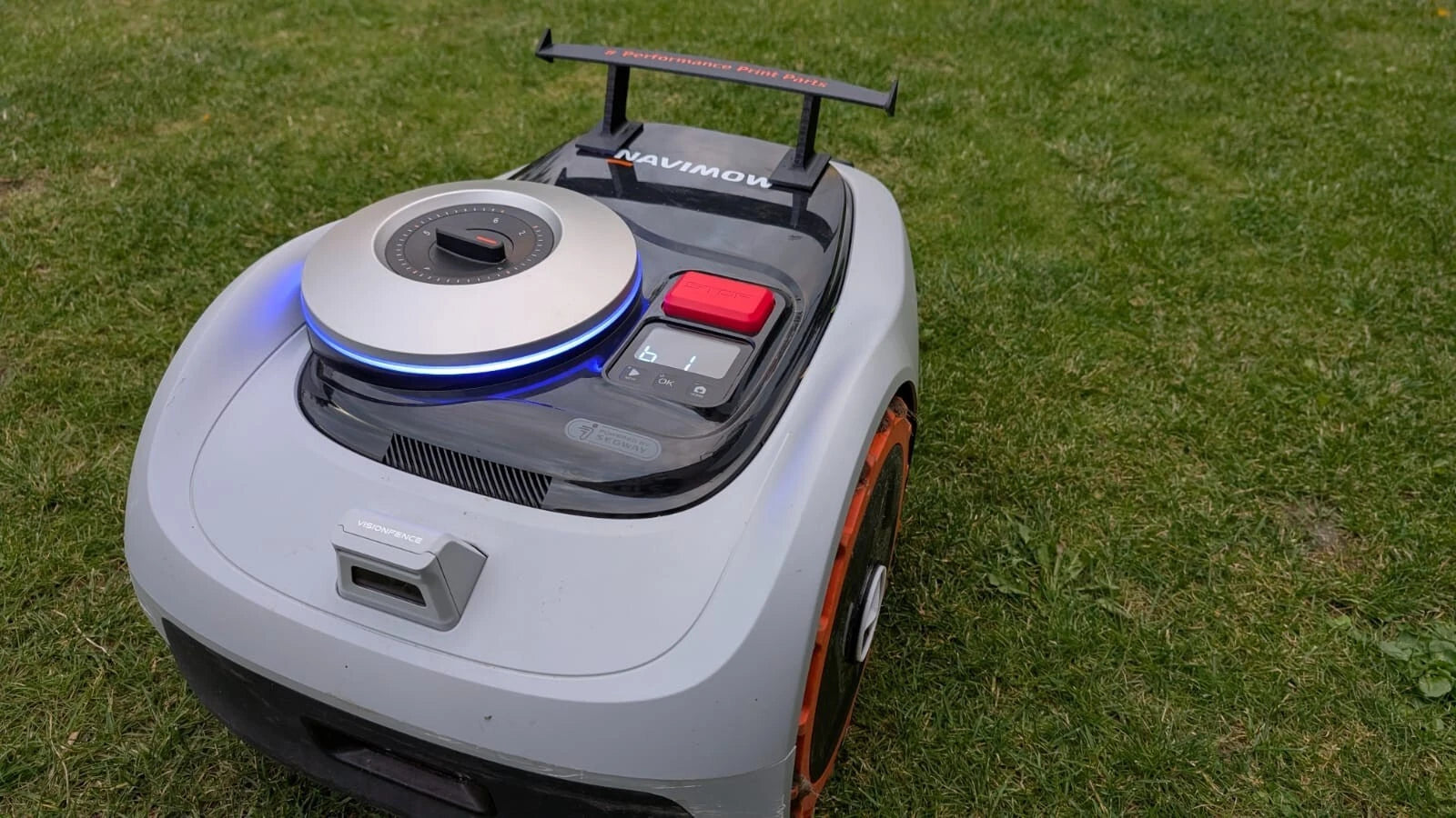 Heckspoiler für Segway Navimow Roboter Rasenmäher - Bild 1