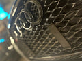 Kennzeichenhalter für Audi RS Wabengrill Klemmung rahmenlos Alu Kennzeichen Deu - Bild 3