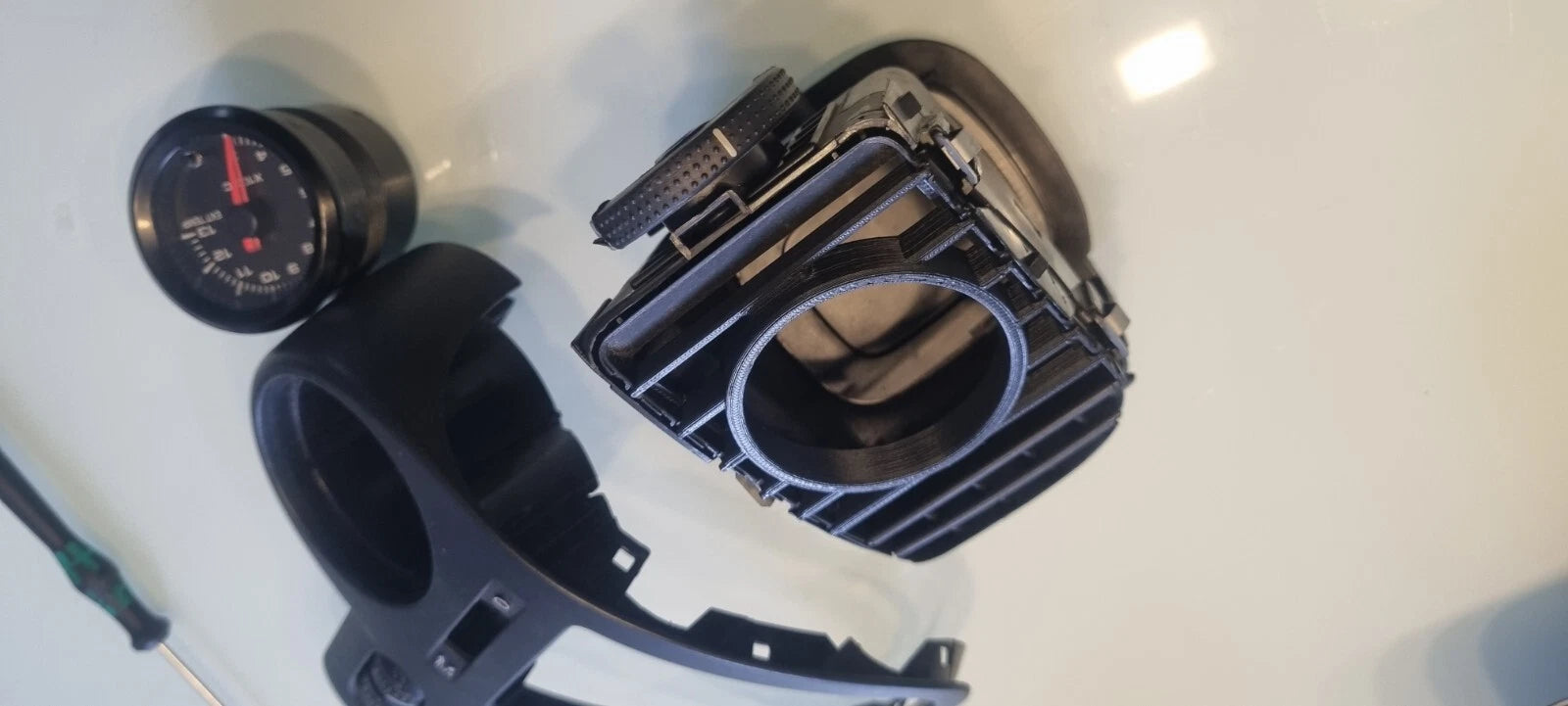 Halter für Ladedruckanzeige für VW Polo gauge holder - Bild 10