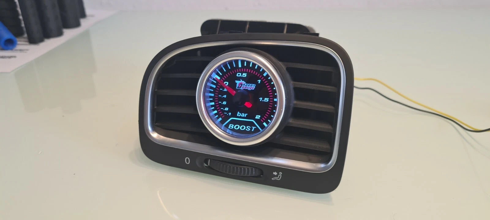 Halter für Ladedruckanzeige VW Golf 6 Gauge Instrumentenhalter Lüftung Golf VI