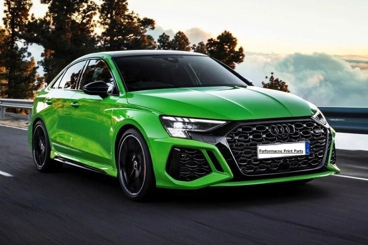 3D-Druck Kennzeichenhalter für Audi RS3 8Y Wabengrill Klemmung rahmenlos - Bild 1