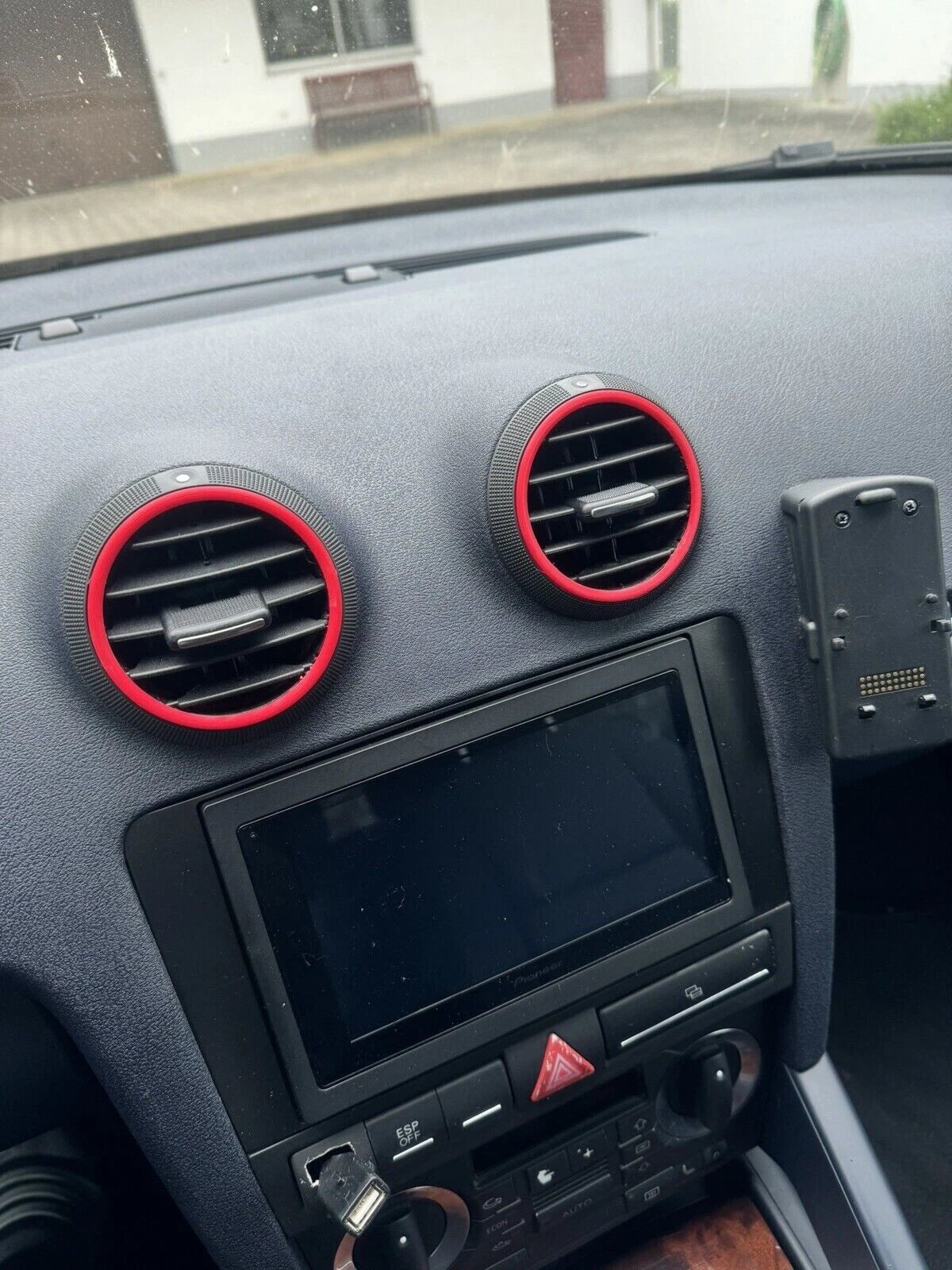 A3 8P Lüftung Ring farbig Wunschfarbe Facelift und Vorfacelift
