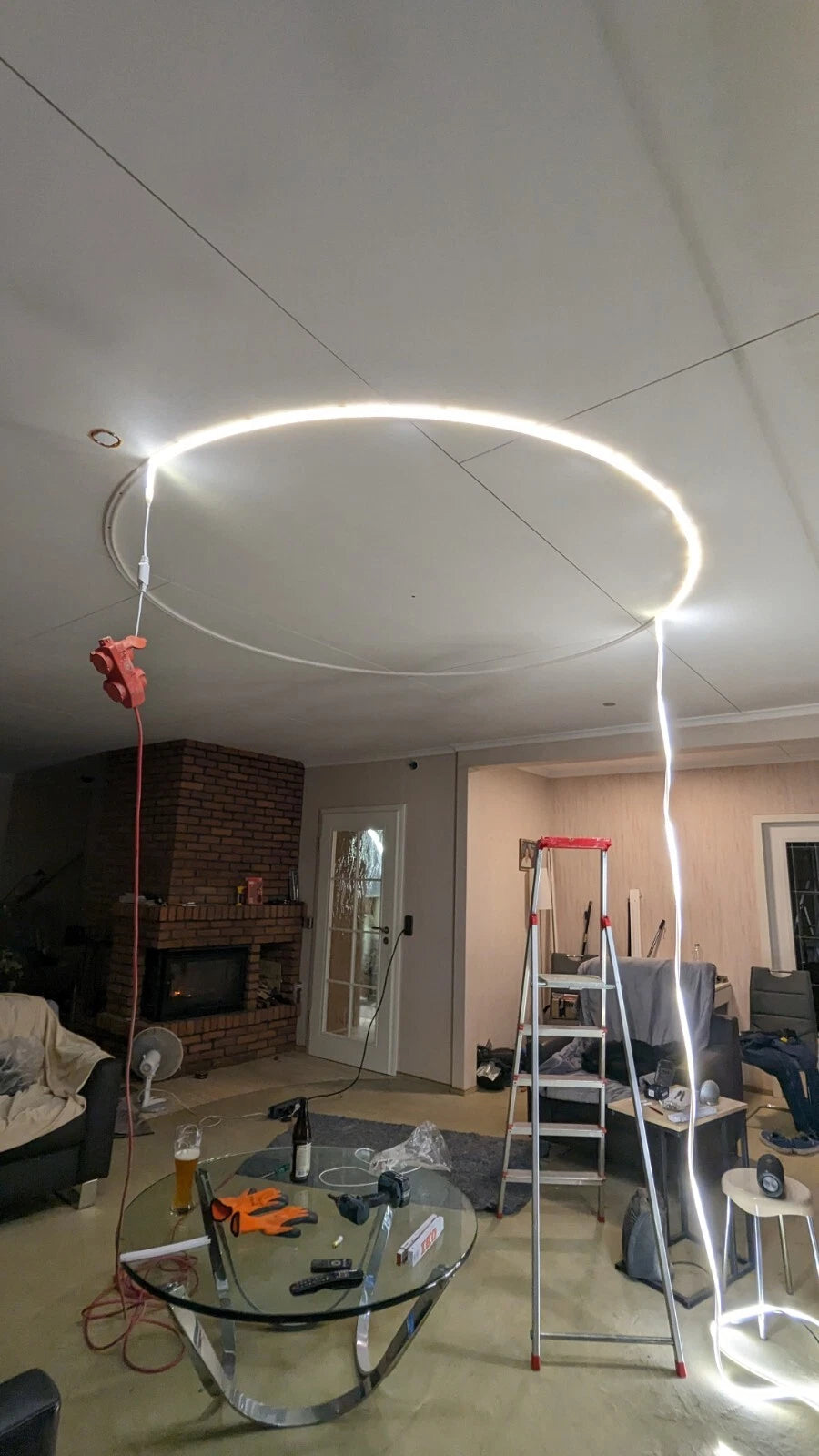 Led Deckenlampe 2 Meter Ring Leuchte 49W - Bild 11