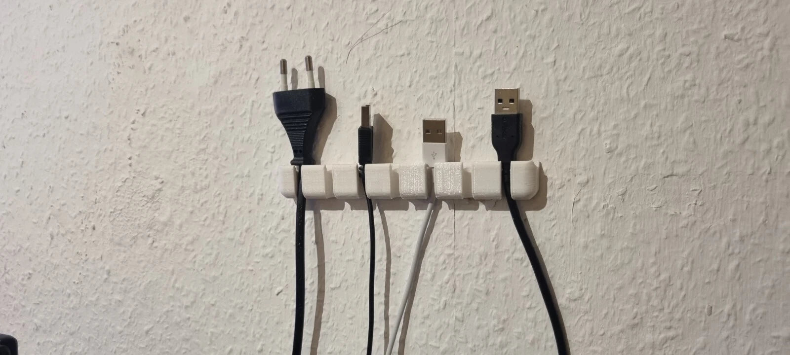 Kabel-Wandhalterung USB Kabelhalter - Bild 2