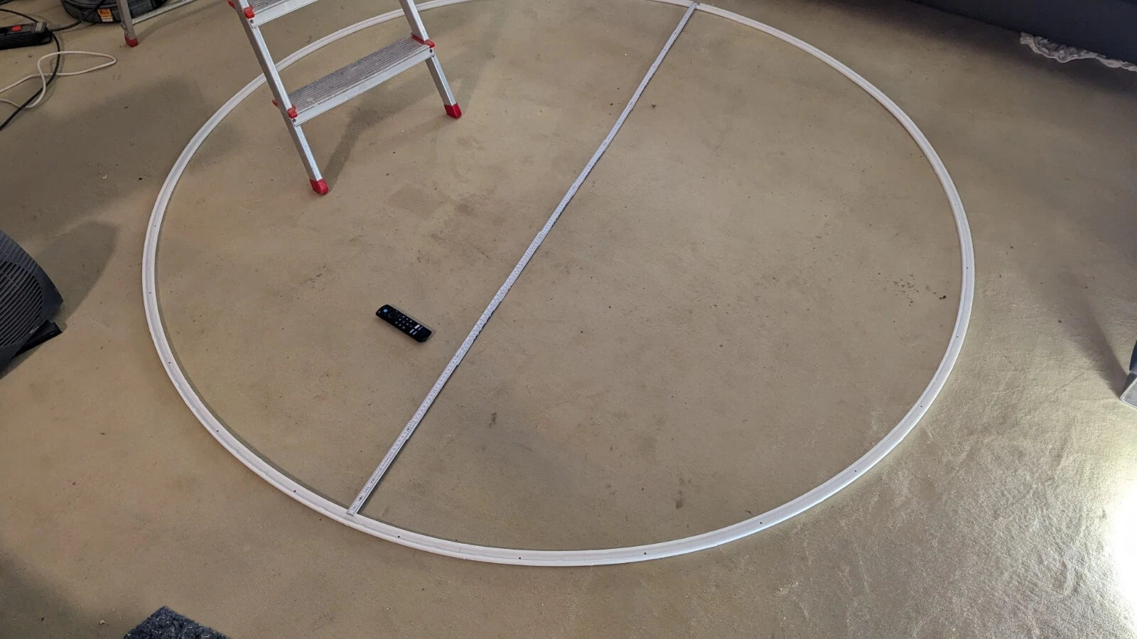 Led Deckenlampe 2 Meter Ring Leuchte 49W - Bild 6