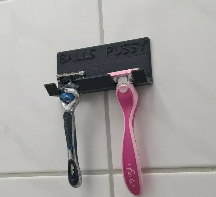 Rasierer Halter Balls & Pussy Nassrasierer für die Dusche Halter - Bild 4