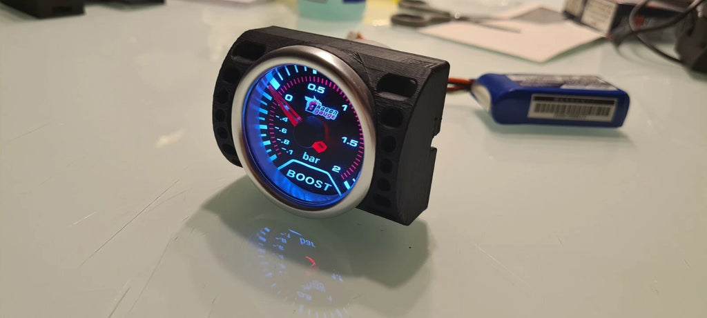 Halter für Ladedruckanzeige BMW E30 Gauge Instrumentenhalter Lüftung - Bild 2