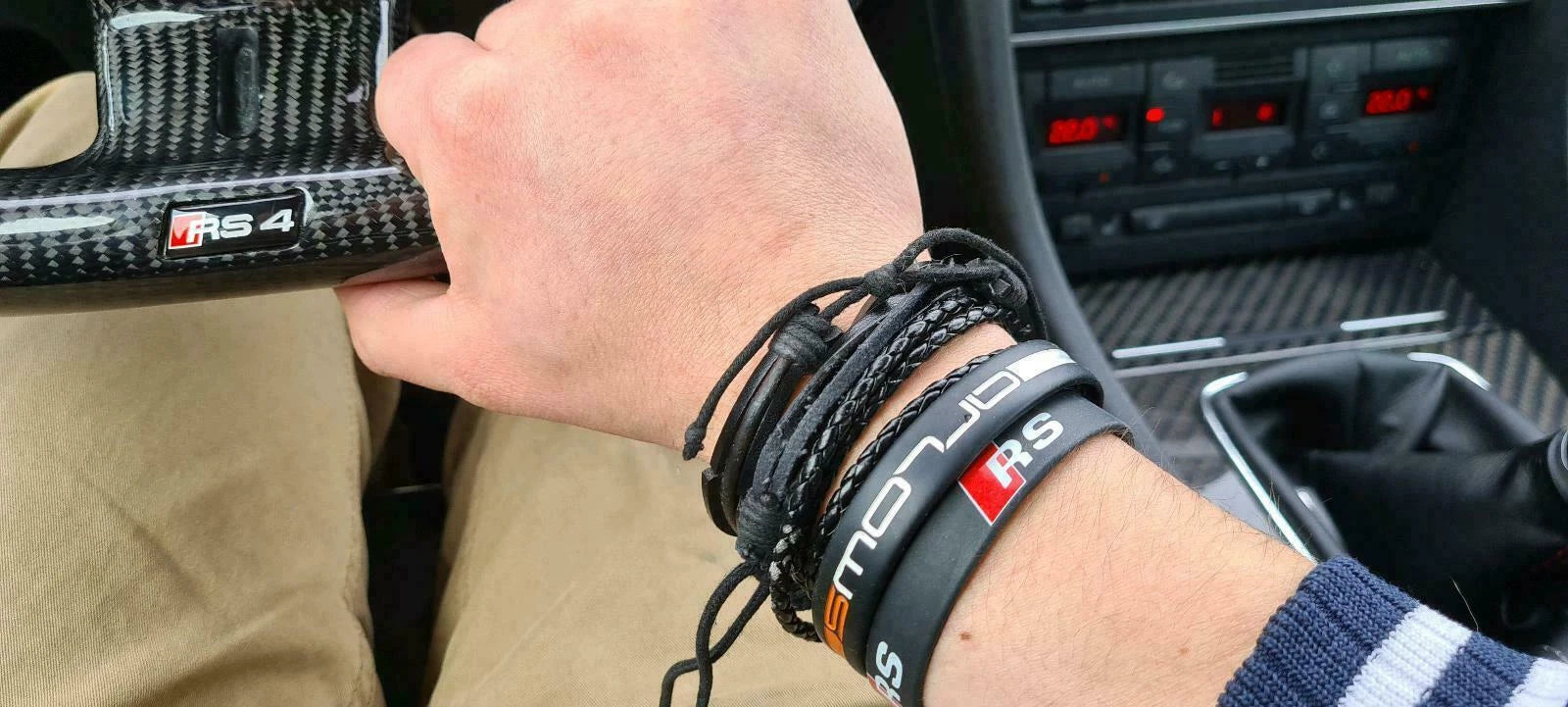 Audi RS Armband RS2 RS3 RS4 RS5 RS6 RS7 Silikonarmband - Bild 4