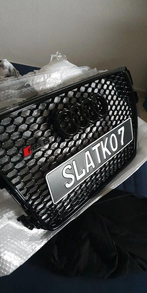 3D-Druck Kennzeichenhalter für Audi Wabengrill Klemmung 3D Kennzeichen - Bild 2