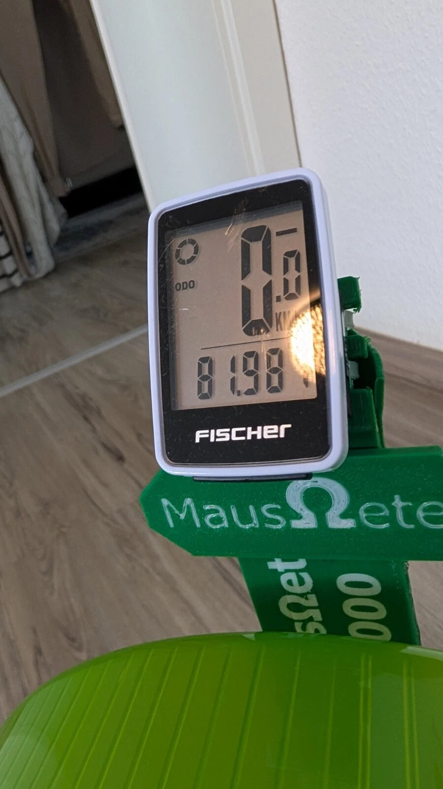 Mausrad mit Tacho Mäuse Laufrad Hamsterrad KM Zähler - Bild 2