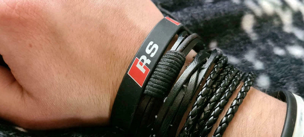 Audi RS Armband RS2 RS3 RS4 RS5 RS6 RS7 Silikonarmband - Bild 1