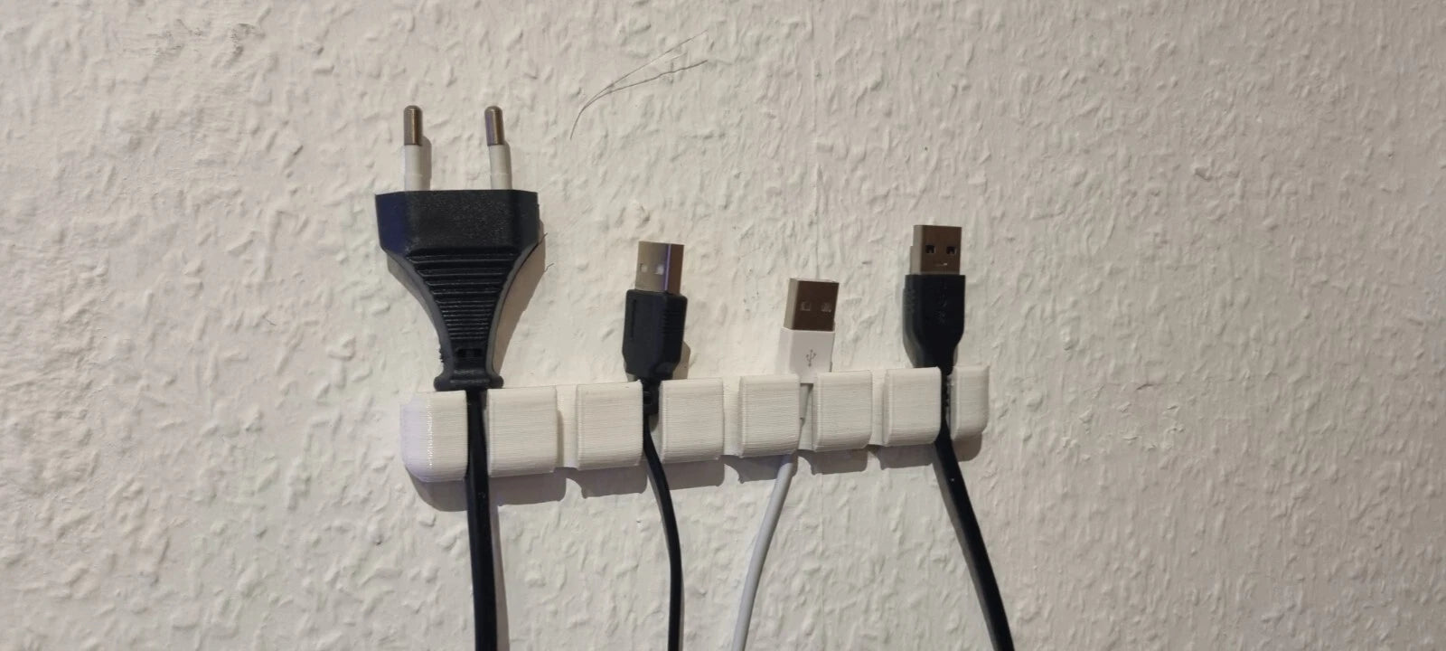 Kabel-Wandhalterung USB Kabelhalter - Bild 1