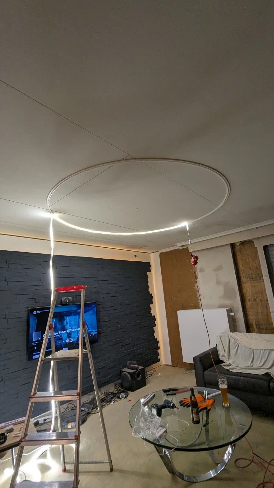 Led Deckenlampe 2 Meter Ring Leuchte 49W - Bild 12