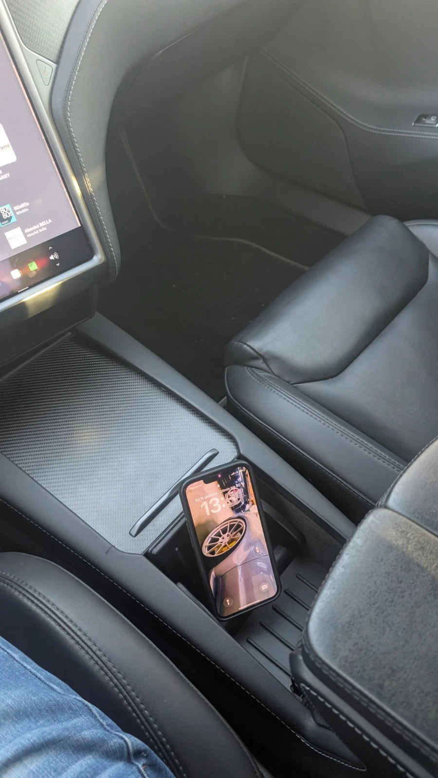 Smartphone Ladegerät Halterung für Tesla Model S MagSafe Handy Magnet - Bild 5